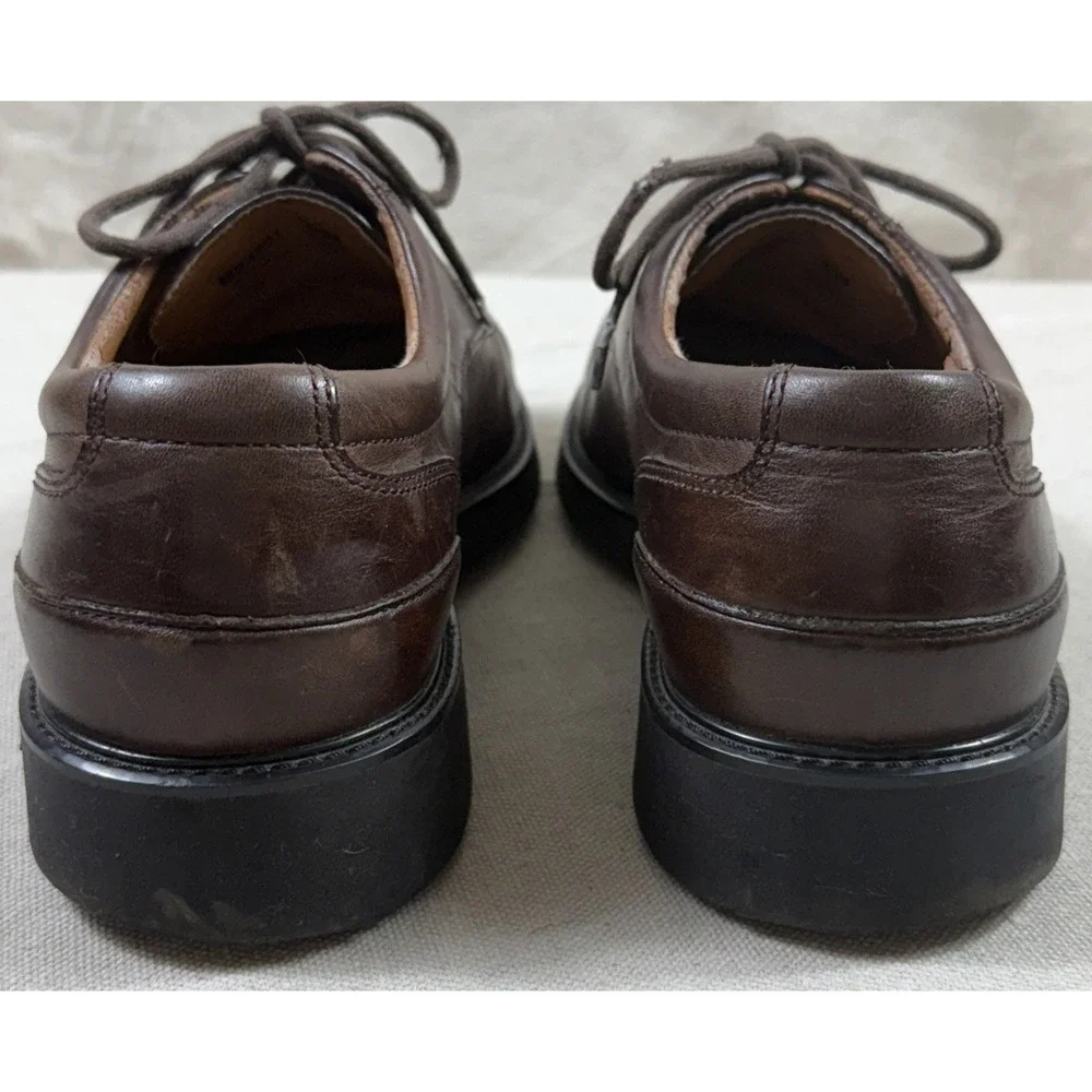 Rockport Mens 8.5 M Brown Leather Oxford‎ Shoes NO INSOLES Comfort Read